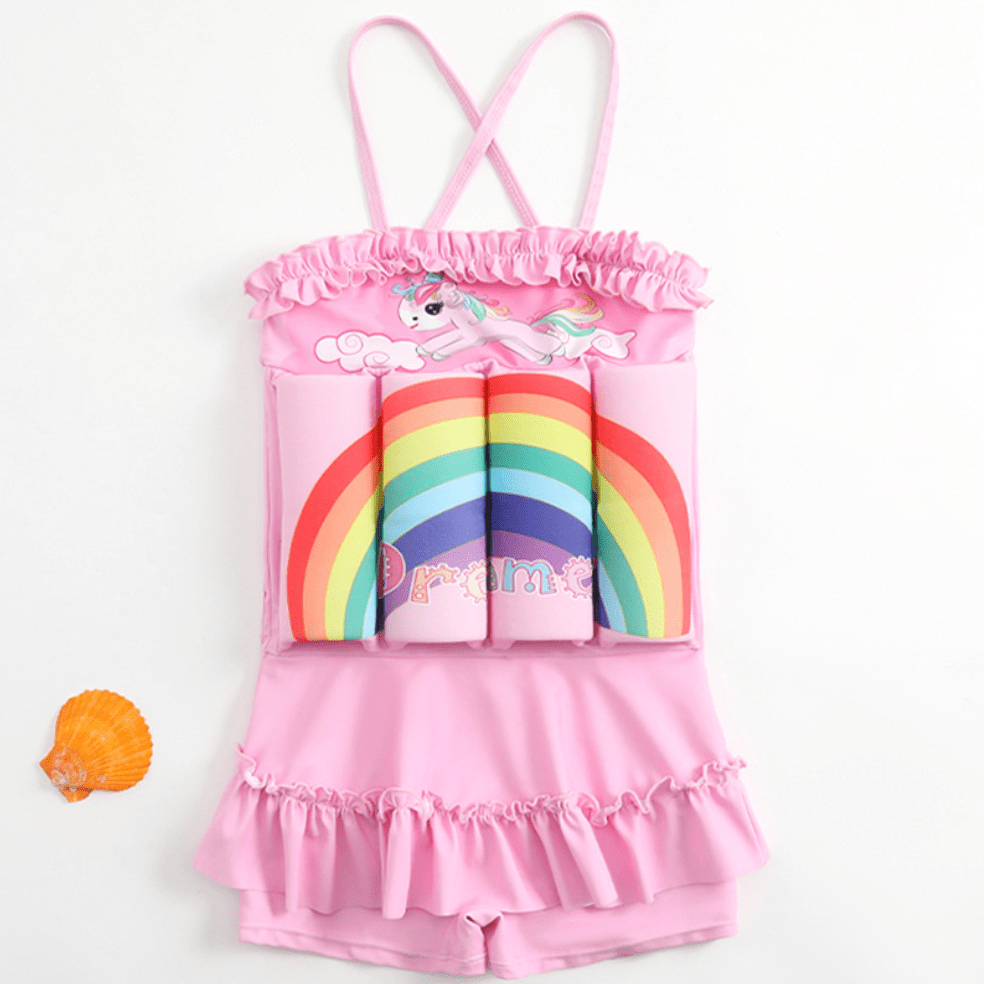 Anivera Zwemvest Regenboog / M | 7,5-12Kg | 1-2 jaar Floatie | Kids Watermaatje